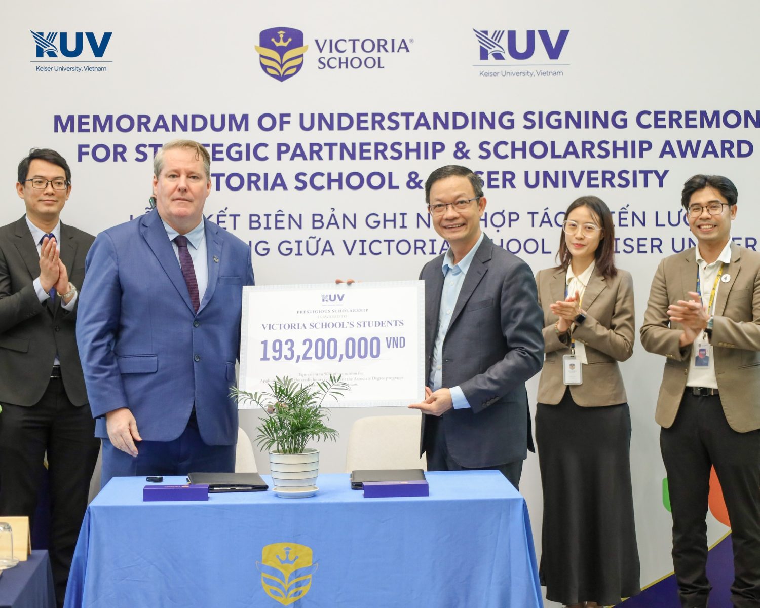 MEMORANDUM OF UNDERSTANDING SIGNING CEREMONY: KUV x VICTORIA