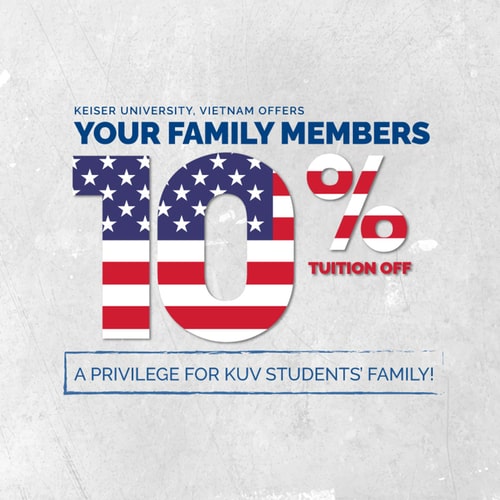 Tuition discount for family members of students