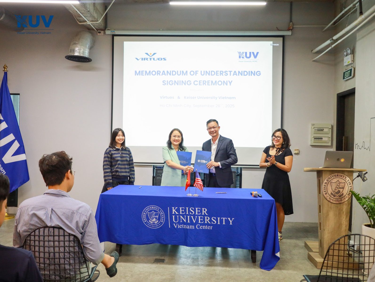 Memorandum of Understanding (MOU) between KUV and Virtuos Group