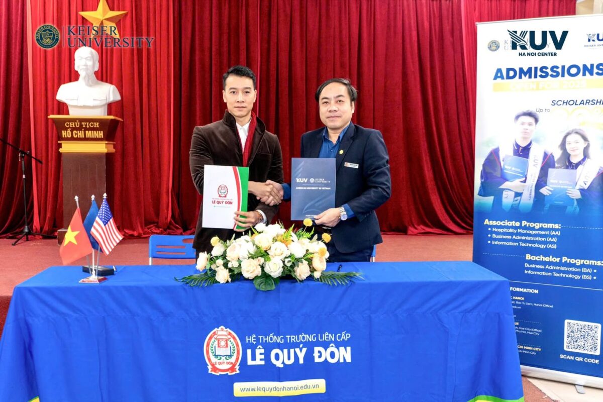 KUV & THCS - THPT Lê Quý Đôn: Bước tiến mới trên hành trình hợp tác giáo dục