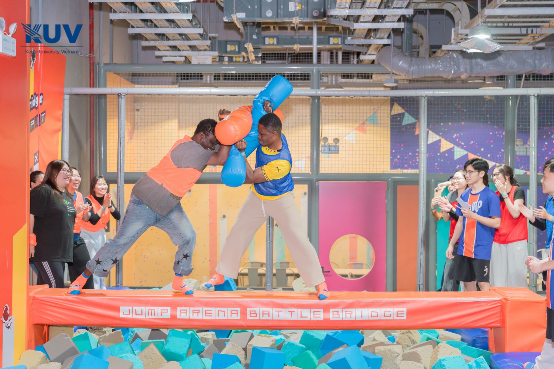 Không gian vận động đầy cảm hứng tại Jump Arena