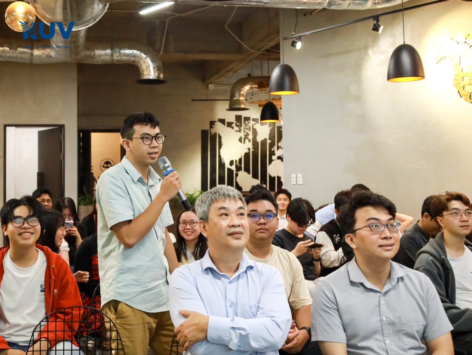 A vibrant academic atmosphere