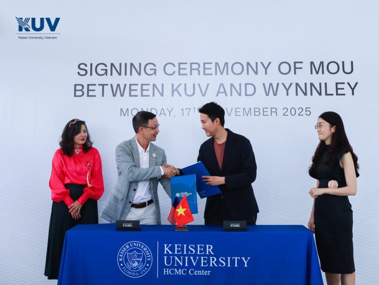 Signing of MOU between Keiser University, Vietnam and Wynnley