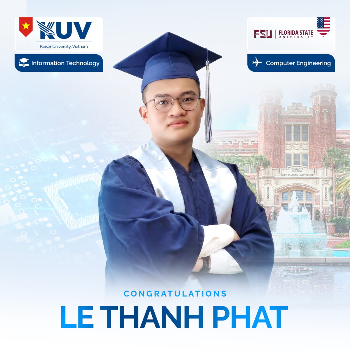 Le Thanh Phat - Information Technology student at Keiser University, Vietnam
