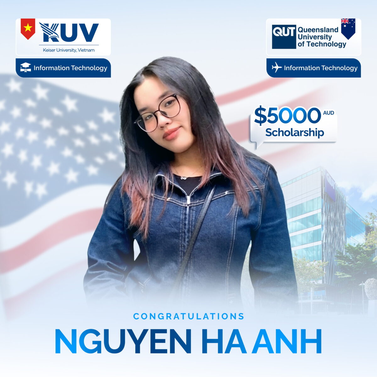 Nguyen Ha Anh - Information Technology student at Keiser University, Vietnam